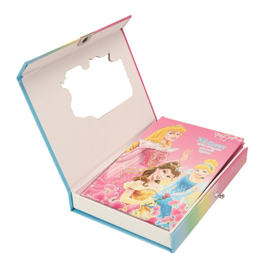 Fancy lock spiral diary for kids with secure lock – random colour