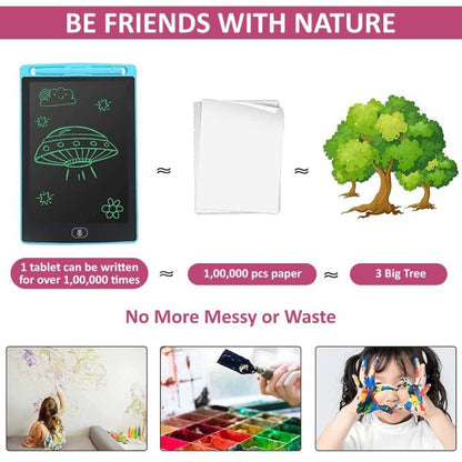 LCD writing drawing tablet for kids – random colour