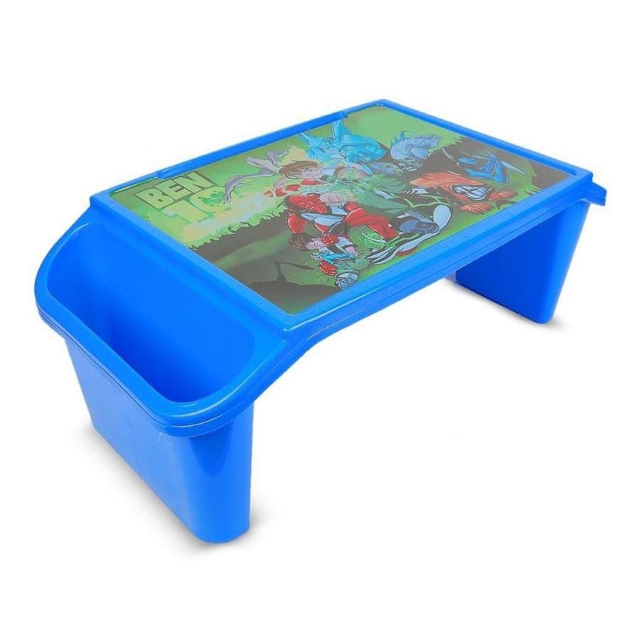 Portable study table for kids with side storage – random colour