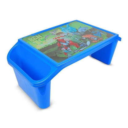 Portable study table for kids with side storage – random colour