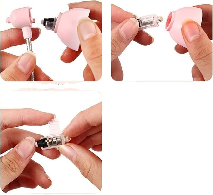 Mini LED book light with clip for reading and studying – random colour