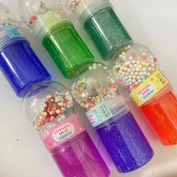 Colorful slime jelly for kids for sensory play and fun activities – random colour
