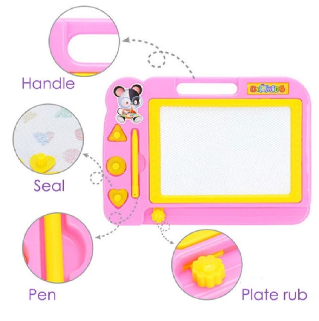 Magnetic Drawing Board for Kids - (Random Colour)