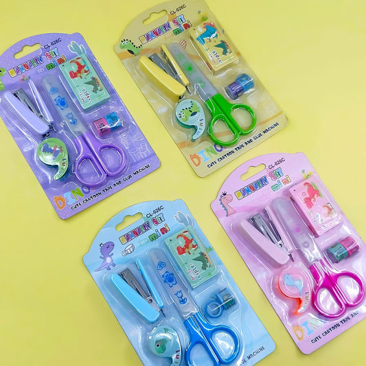 6-piece space themed stationery set for school kids