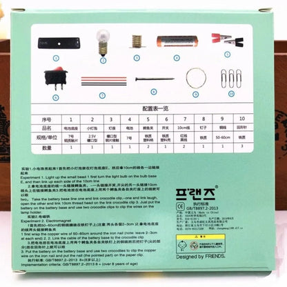 DIY electrical circuit kit for kids STEM learning – random colour