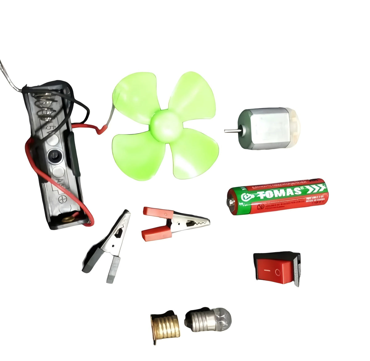 DIY electric science experiment kit for kids educational learning – random colour