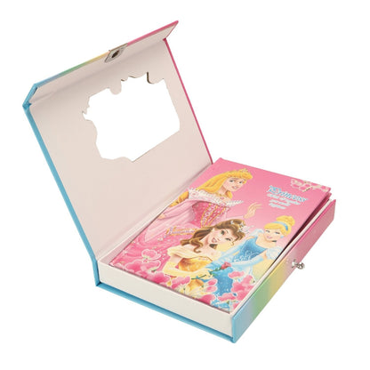 Fancy lock spiral diary for kids with secure lock – random colour