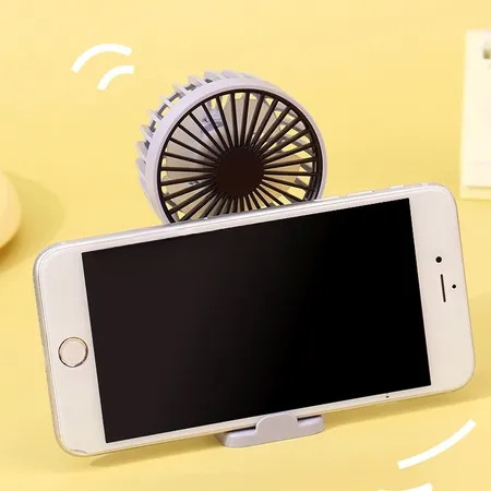 Portable USB rechargeable mini fan – random colour