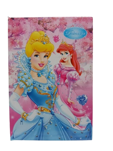 Fancy lock spiral diary for kids with secure lock – random colour